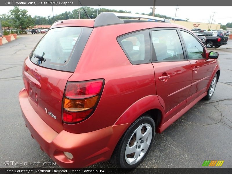 Salsa Red / Graphite 2008 Pontiac Vibe