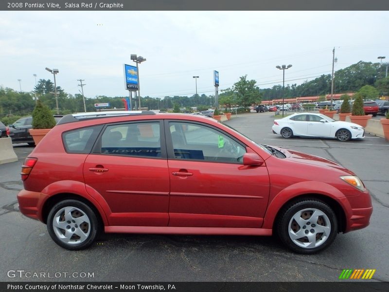 Salsa Red / Graphite 2008 Pontiac Vibe