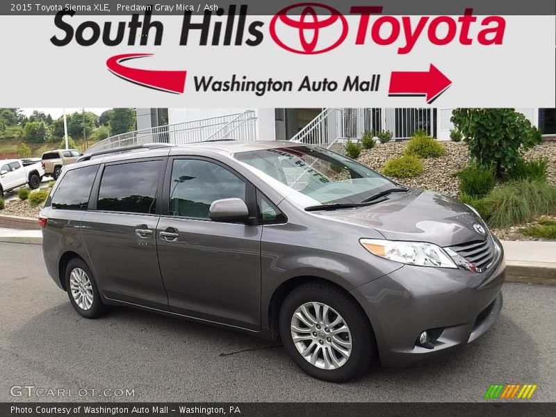 Predawn Gray Mica / Ash 2015 Toyota Sienna XLE