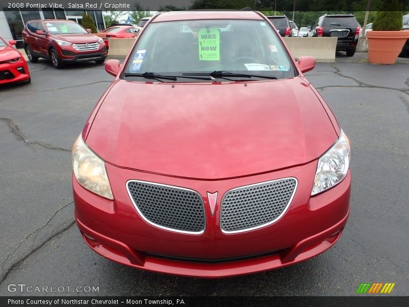 Salsa Red / Graphite 2008 Pontiac Vibe