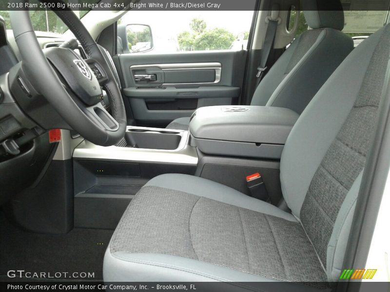  2018 2500 Big Horn Mega Cab 4x4 Black/Diesel Gray Interior