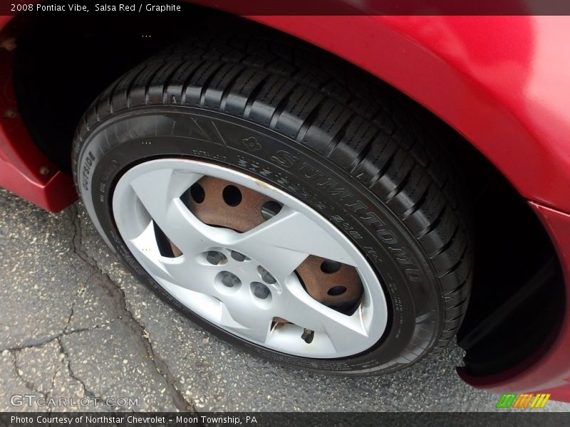 Salsa Red / Graphite 2008 Pontiac Vibe