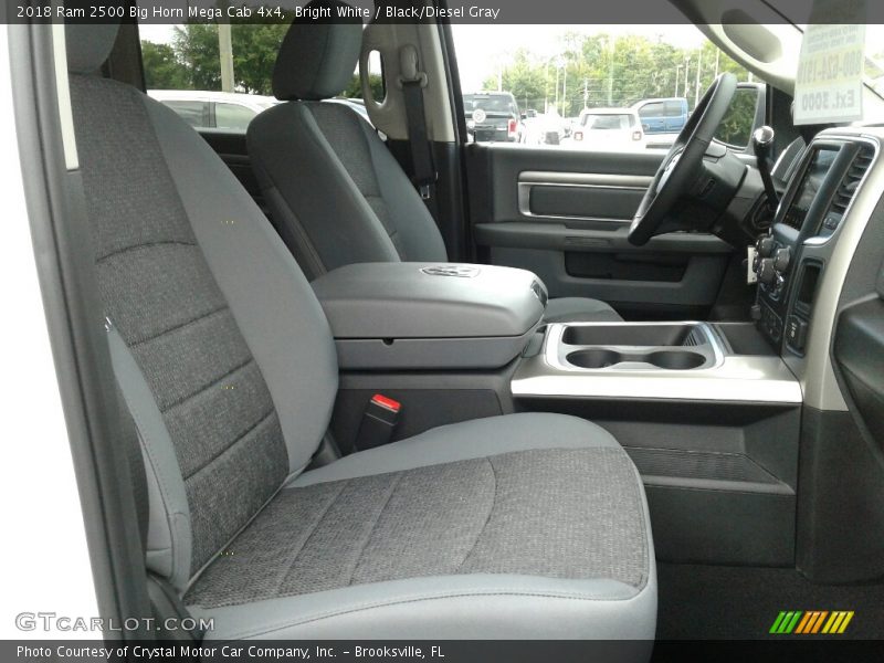 Front Seat of 2018 2500 Big Horn Mega Cab 4x4