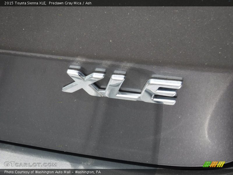 Predawn Gray Mica / Ash 2015 Toyota Sienna XLE