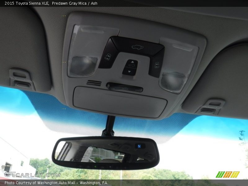 Predawn Gray Mica / Ash 2015 Toyota Sienna XLE