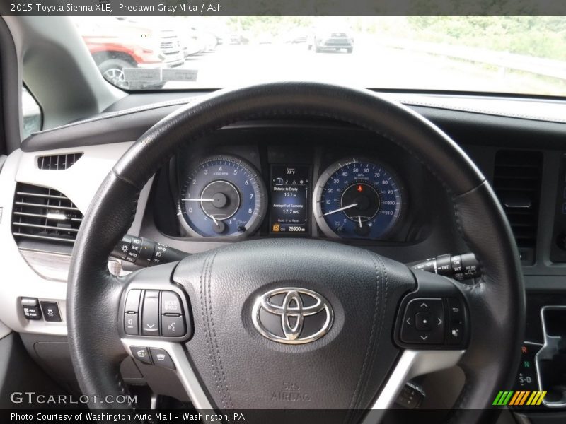Predawn Gray Mica / Ash 2015 Toyota Sienna XLE