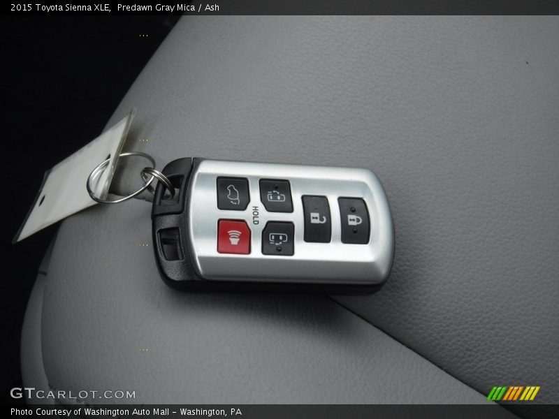 Predawn Gray Mica / Ash 2015 Toyota Sienna XLE