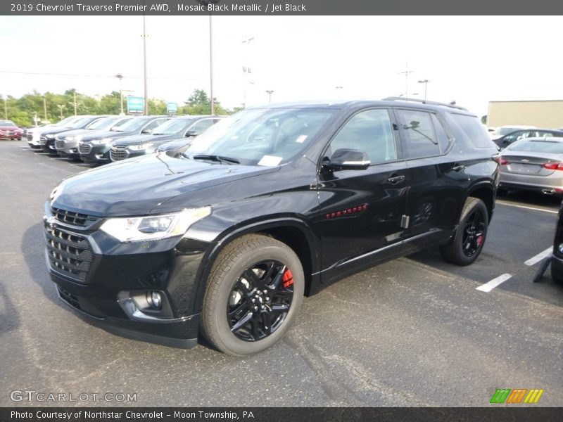 Mosaic Black Metallic / Jet Black 2019 Chevrolet Traverse Premier AWD