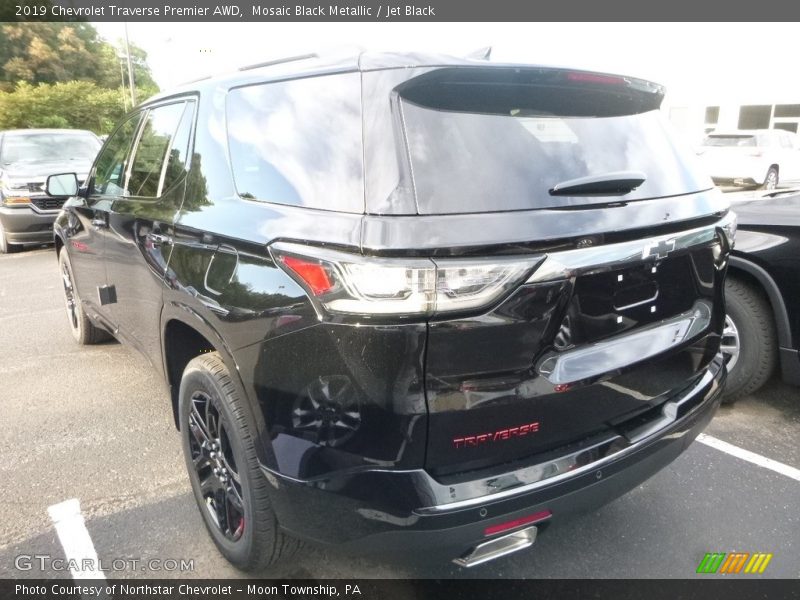 Mosaic Black Metallic / Jet Black 2019 Chevrolet Traverse Premier AWD