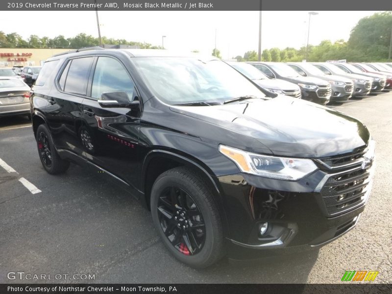 Mosaic Black Metallic / Jet Black 2019 Chevrolet Traverse Premier AWD