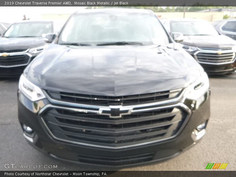 Mosaic Black Metallic / Jet Black 2019 Chevrolet Traverse Premier AWD