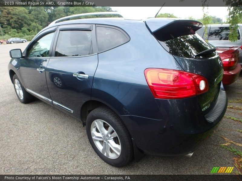 Graphite Blue / Gray 2013 Nissan Rogue SV AWD