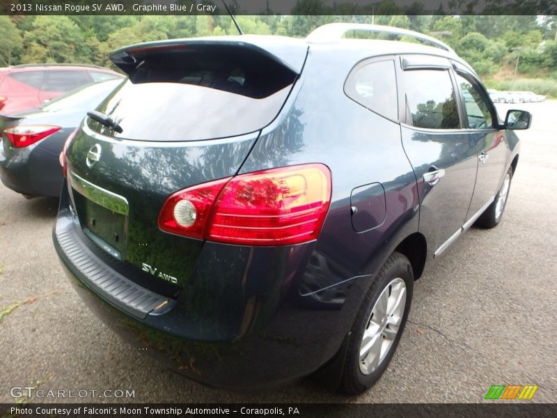 Graphite Blue / Gray 2013 Nissan Rogue SV AWD