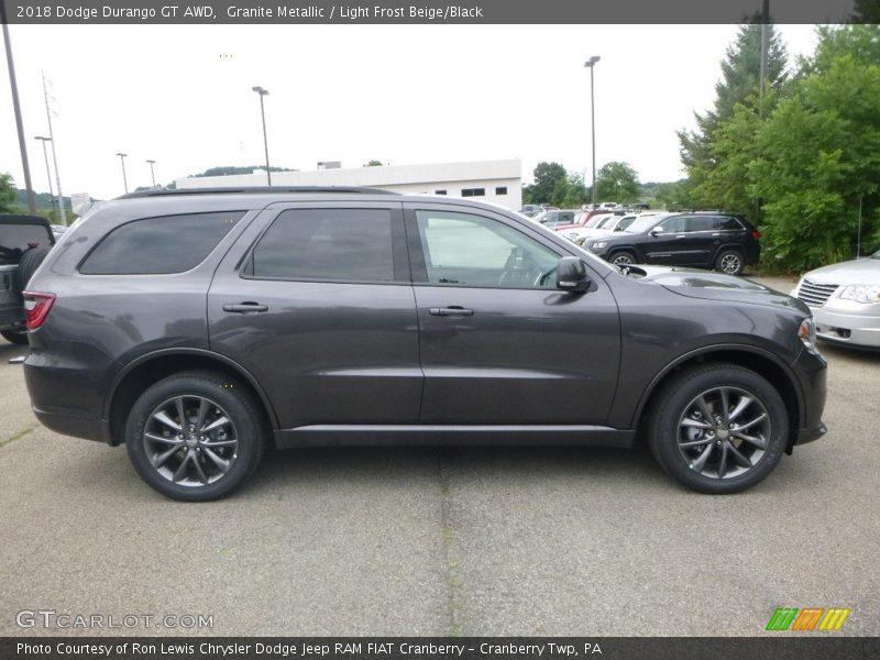 Granite Metallic / Light Frost Beige/Black 2018 Dodge Durango GT AWD