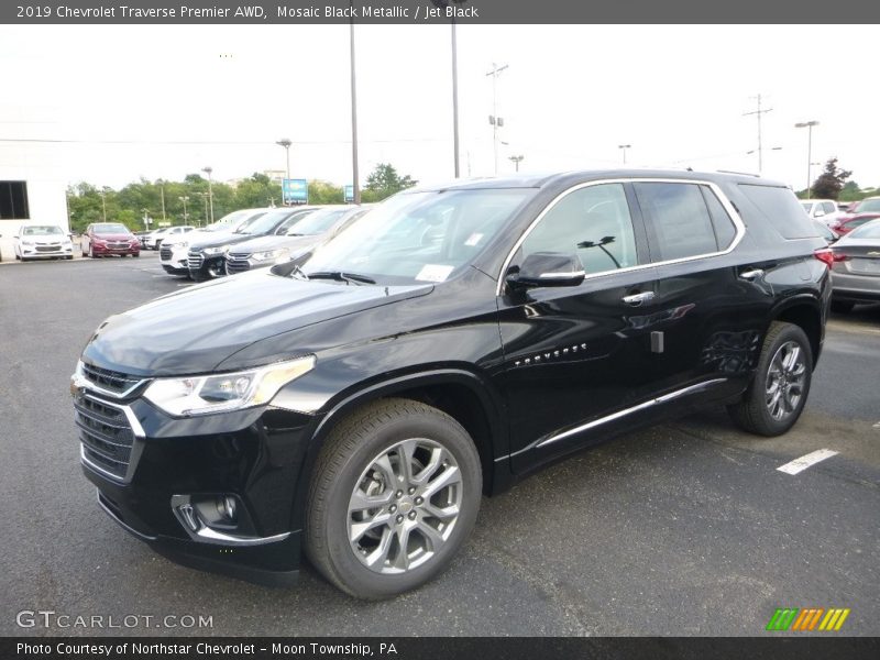 Mosaic Black Metallic / Jet Black 2019 Chevrolet Traverse Premier AWD
