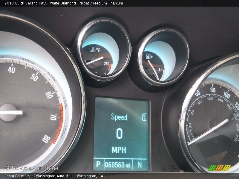 White Diamond Tricoat / Medium Titanium 2013 Buick Verano FWD