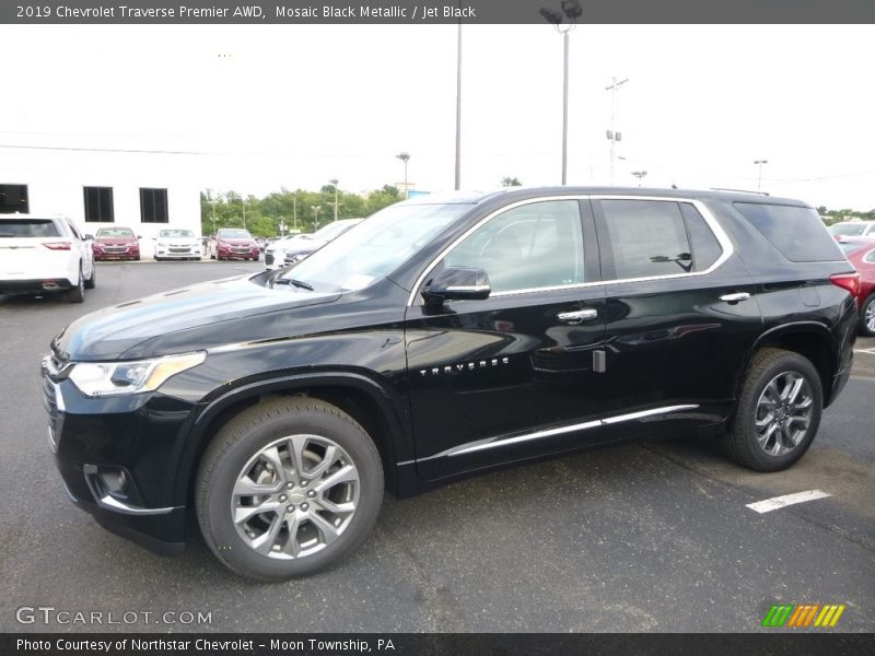 Mosaic Black Metallic / Jet Black 2019 Chevrolet Traverse Premier AWD