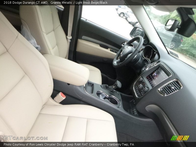 Granite Metallic / Light Frost Beige/Black 2018 Dodge Durango GT AWD