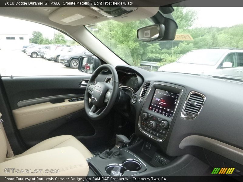 Granite Metallic / Light Frost Beige/Black 2018 Dodge Durango GT AWD