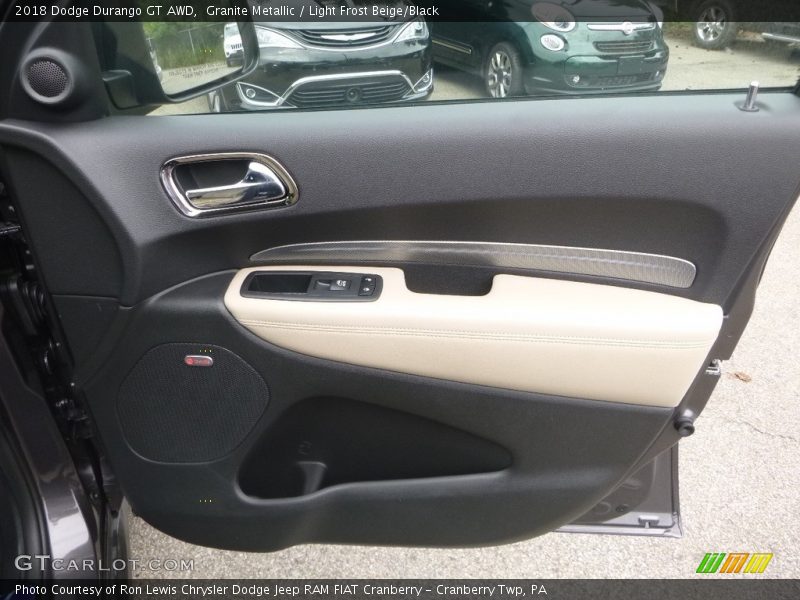 Granite Metallic / Light Frost Beige/Black 2018 Dodge Durango GT AWD