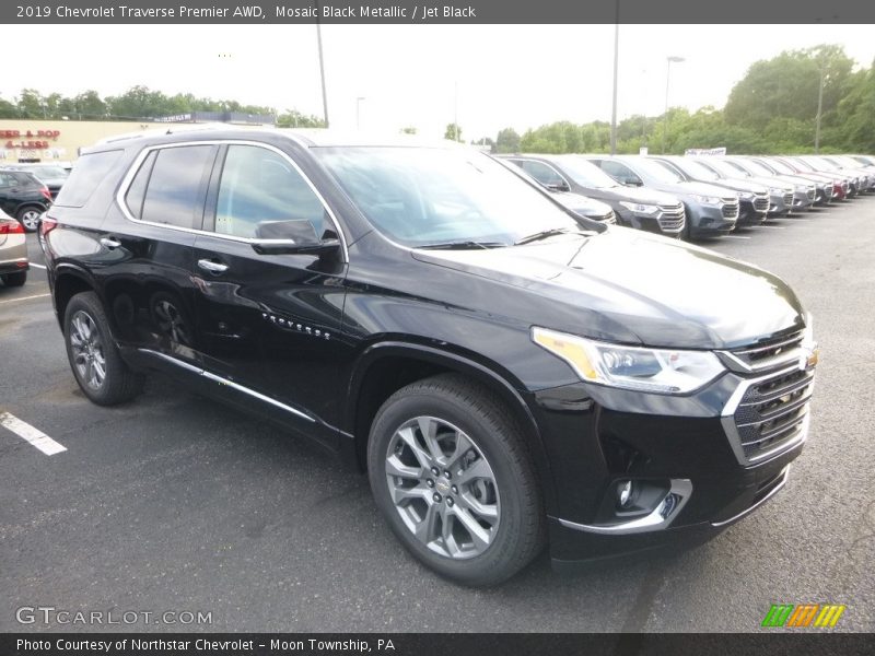 Mosaic Black Metallic / Jet Black 2019 Chevrolet Traverse Premier AWD