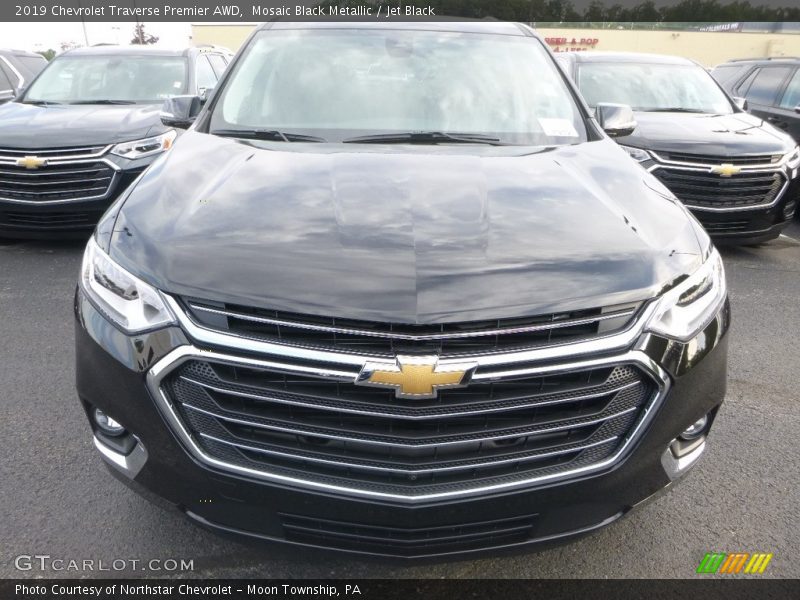 Mosaic Black Metallic / Jet Black 2019 Chevrolet Traverse Premier AWD
