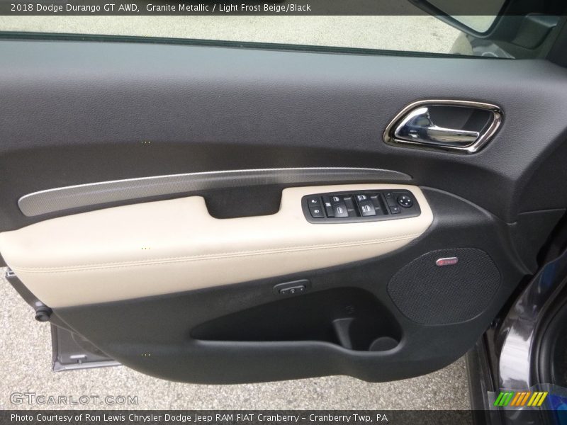 Granite Metallic / Light Frost Beige/Black 2018 Dodge Durango GT AWD