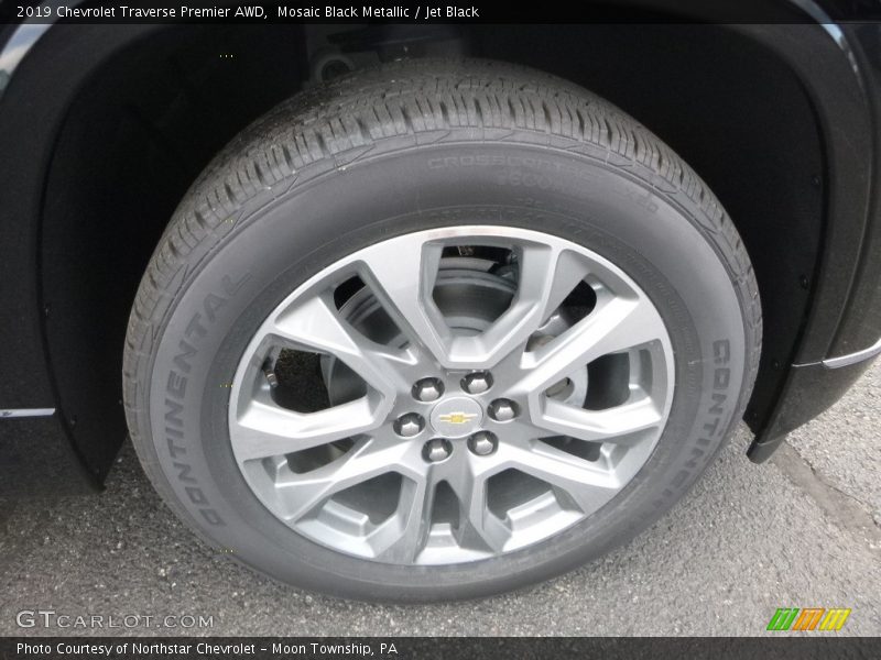 Mosaic Black Metallic / Jet Black 2019 Chevrolet Traverse Premier AWD