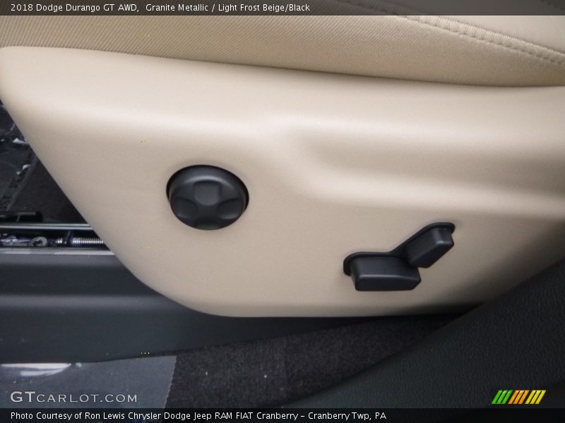 Granite Metallic / Light Frost Beige/Black 2018 Dodge Durango GT AWD