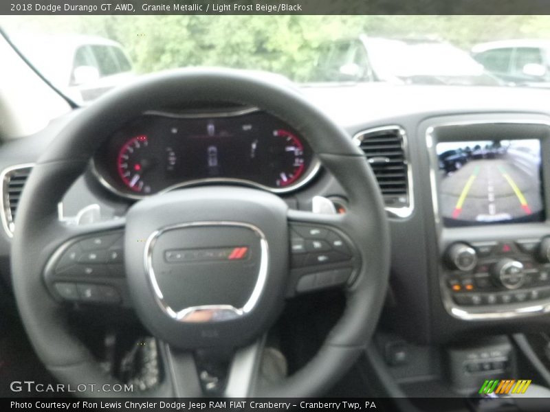 Granite Metallic / Light Frost Beige/Black 2018 Dodge Durango GT AWD
