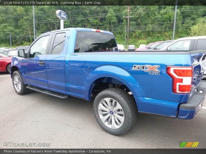 Lightning Blue / Earth Gray 2018 Ford F150 STX SuperCab 4x4
