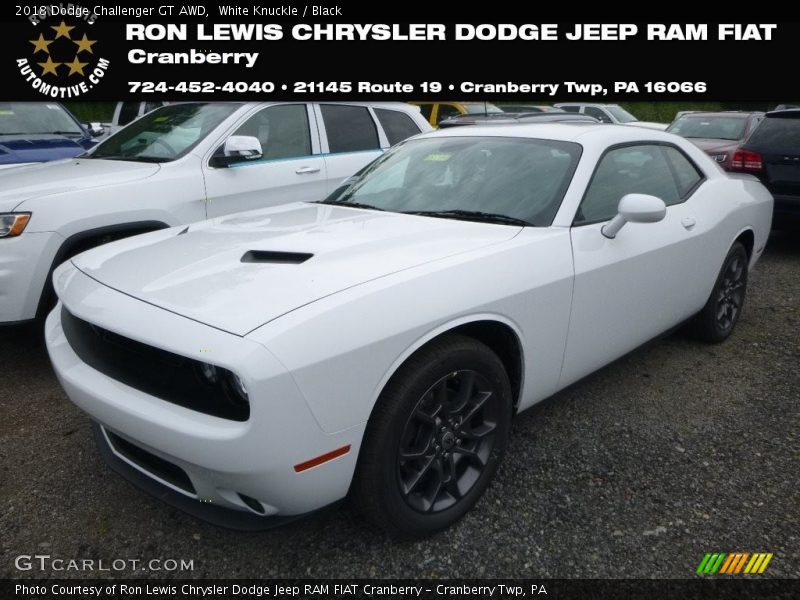White Knuckle / Black 2018 Dodge Challenger GT AWD