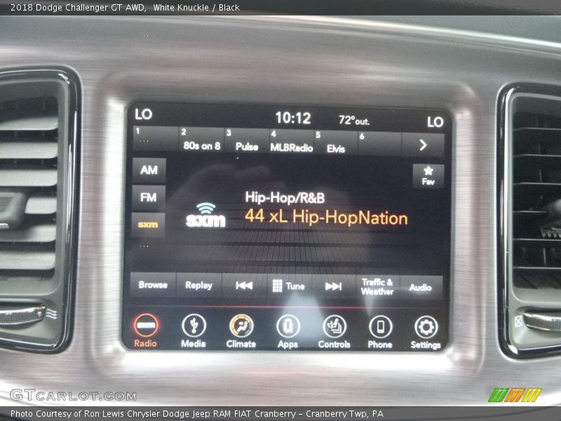 White Knuckle / Black 2018 Dodge Challenger GT AWD
