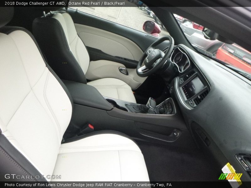 Octane Red Pearl / Black/Pearl 2018 Dodge Challenger GT AWD
