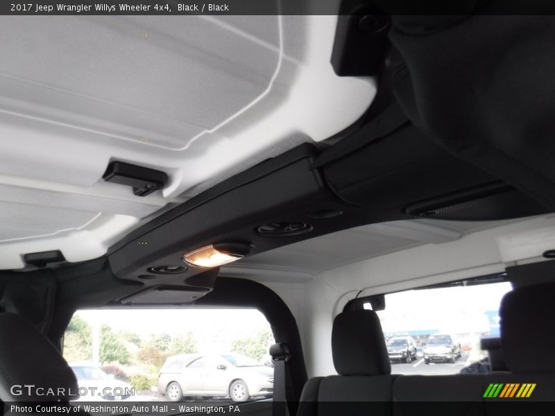 Black / Black 2017 Jeep Wrangler Willys Wheeler 4x4