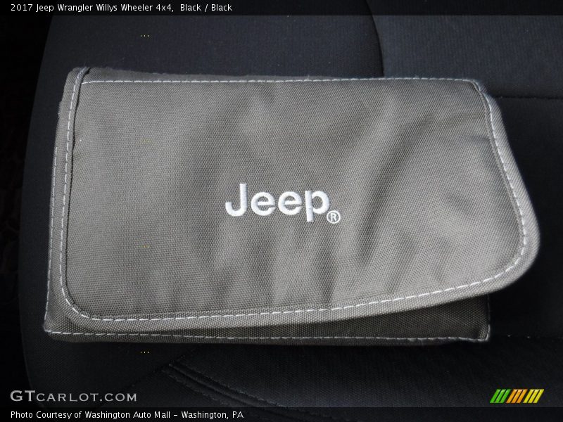Black / Black 2017 Jeep Wrangler Willys Wheeler 4x4