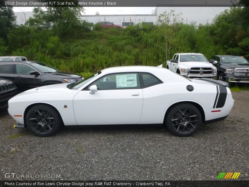 White Knuckle / Black 2018 Dodge Challenger R/T Scat Pack