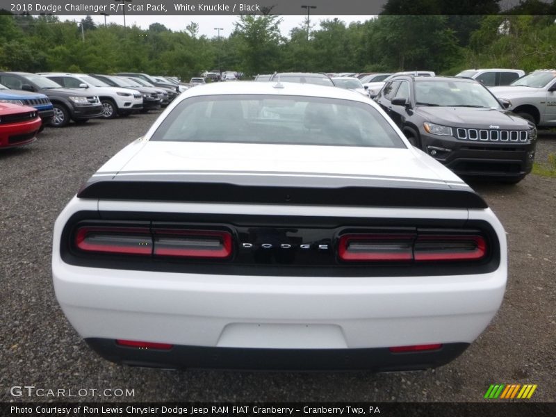 White Knuckle / Black 2018 Dodge Challenger R/T Scat Pack