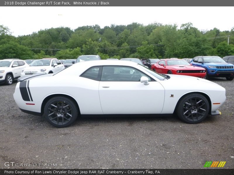 White Knuckle / Black 2018 Dodge Challenger R/T Scat Pack