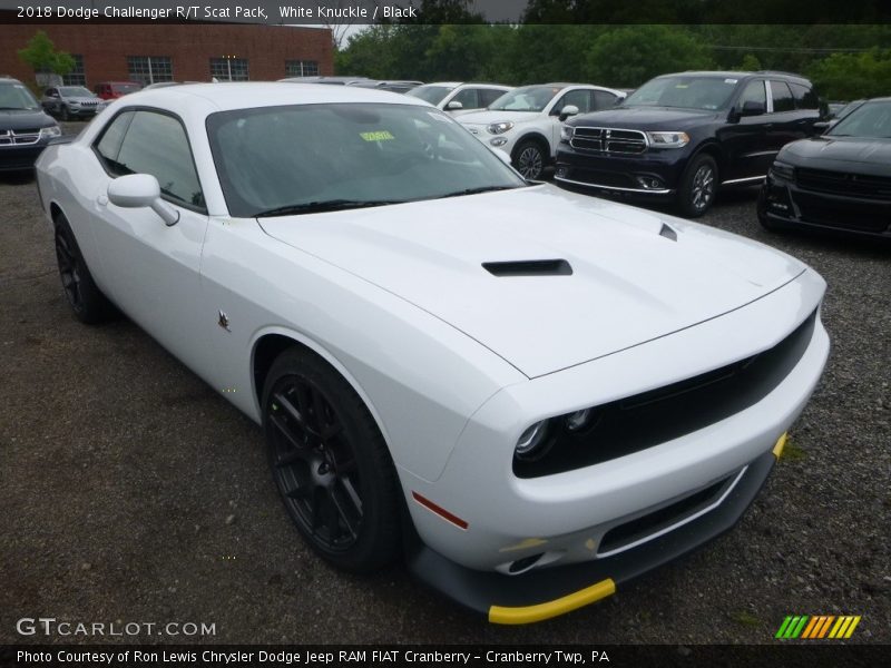 White Knuckle / Black 2018 Dodge Challenger R/T Scat Pack