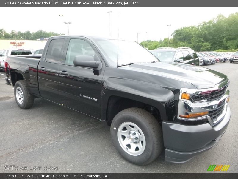 Front 3/4 View of 2019 Silverado LD WT Double Cab 4x4