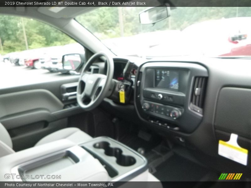 Black / Dark Ash/Jet Black 2019 Chevrolet Silverado LD WT Double Cab 4x4