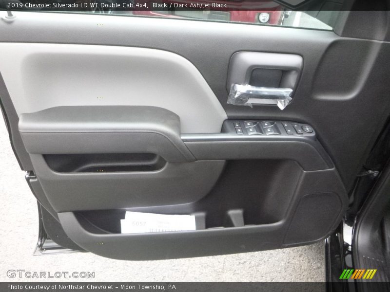 Black / Dark Ash/Jet Black 2019 Chevrolet Silverado LD WT Double Cab 4x4