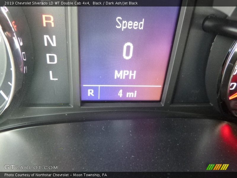 Black / Dark Ash/Jet Black 2019 Chevrolet Silverado LD WT Double Cab 4x4