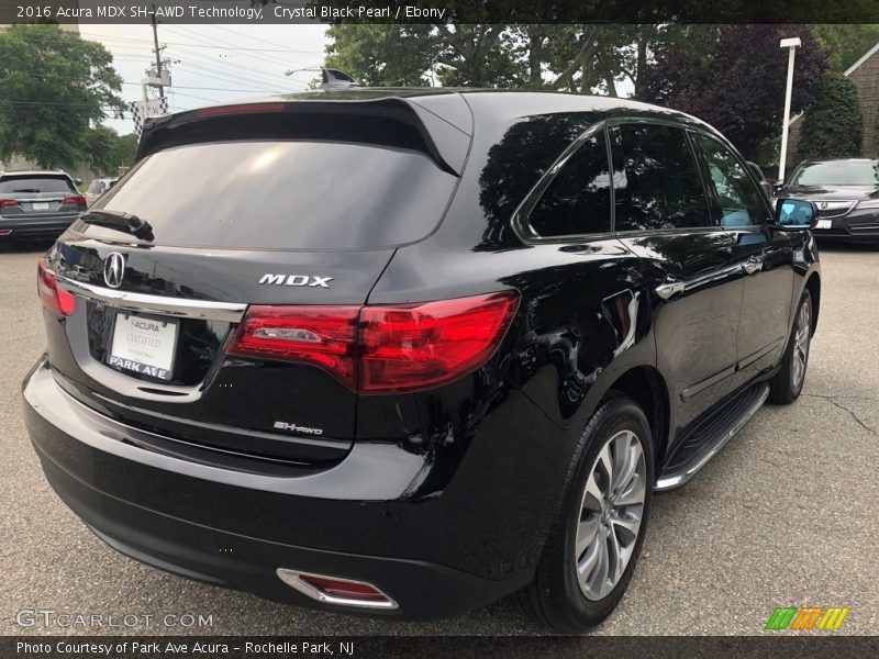 Crystal Black Pearl / Ebony 2016 Acura MDX SH-AWD Technology
