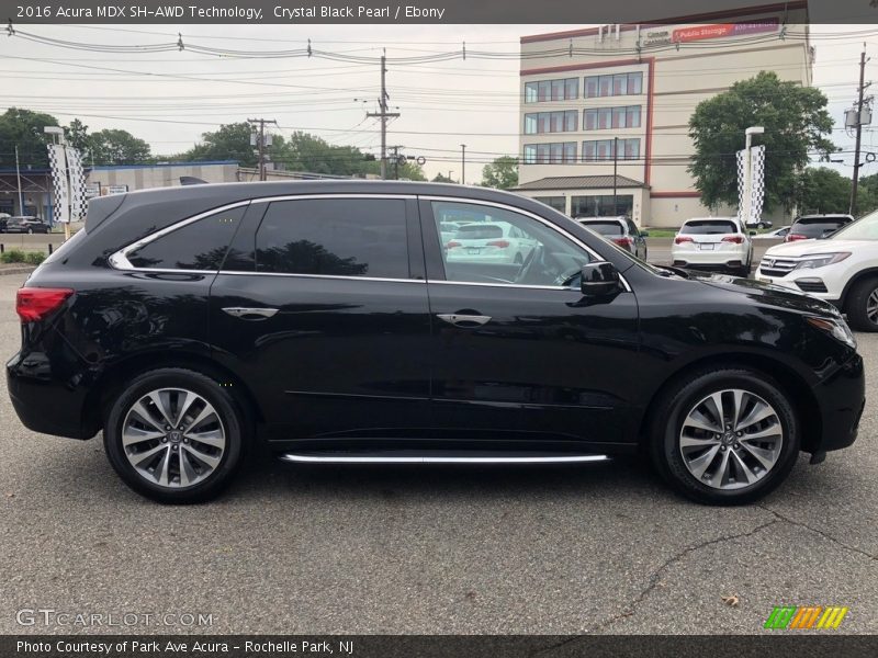 Crystal Black Pearl / Ebony 2016 Acura MDX SH-AWD Technology