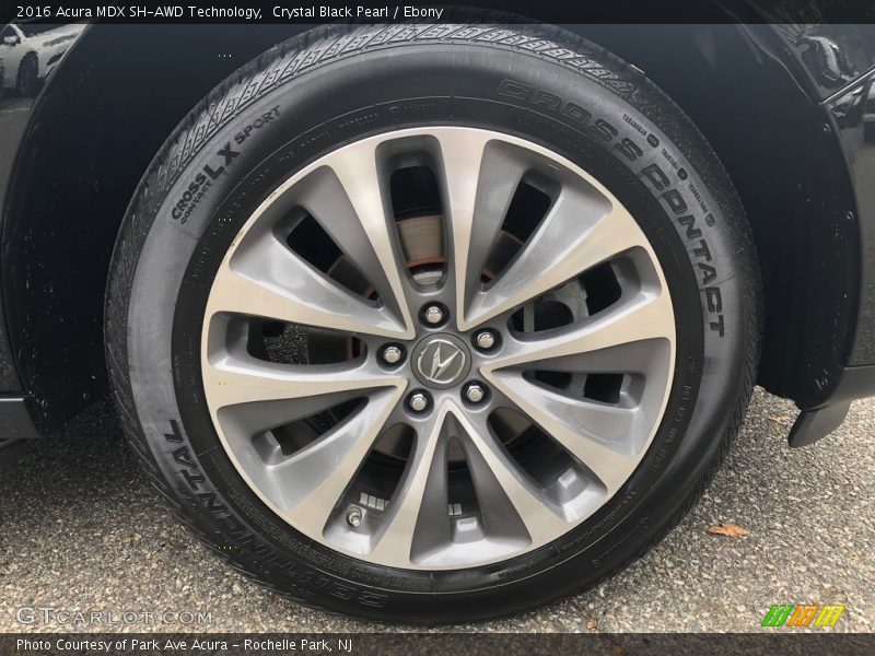 Crystal Black Pearl / Ebony 2016 Acura MDX SH-AWD Technology