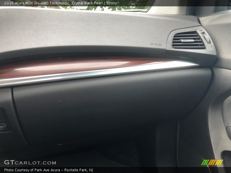 Crystal Black Pearl / Ebony 2016 Acura MDX SH-AWD Technology