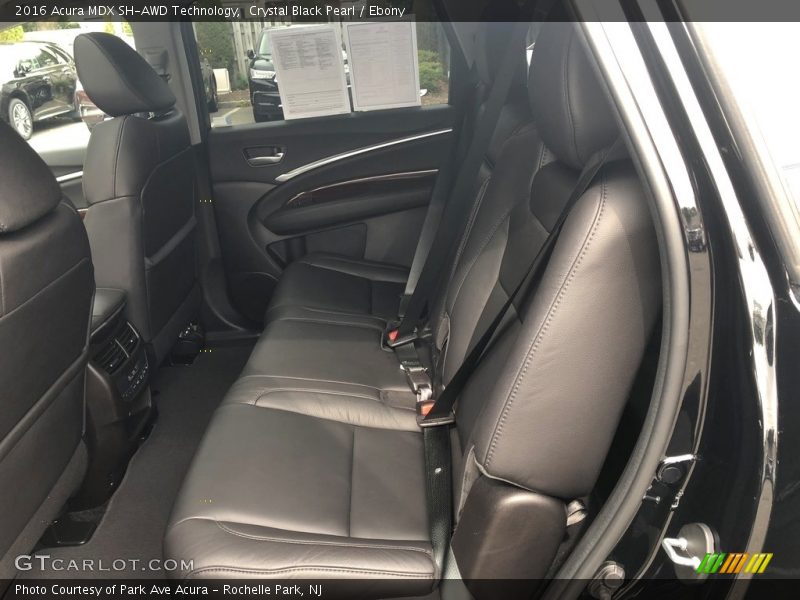 Crystal Black Pearl / Ebony 2016 Acura MDX SH-AWD Technology