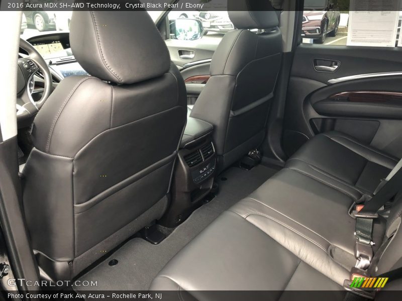 Crystal Black Pearl / Ebony 2016 Acura MDX SH-AWD Technology